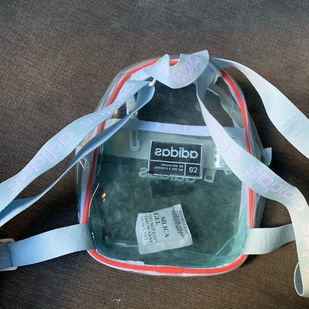 *NWT* Mini Adidas Clear Backpack - Picture 3 of 6
